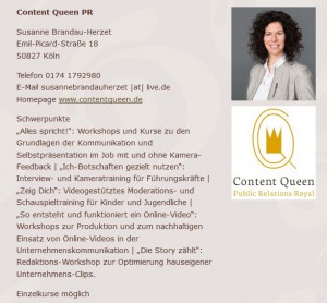 Workshops zur Markenbildung | Content Queen PR im Trainerpool Gut Keuchhof